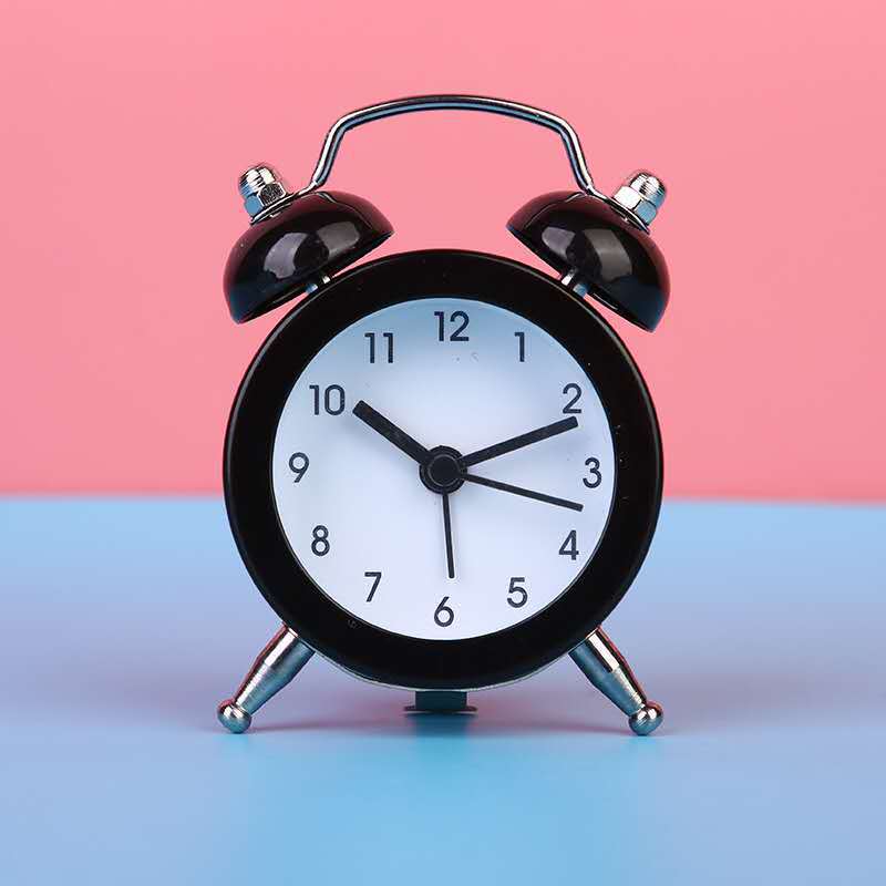 Reloj despertador de mesa redondo estilo Minimalsta Vintage Clásico Do –  HappyWare